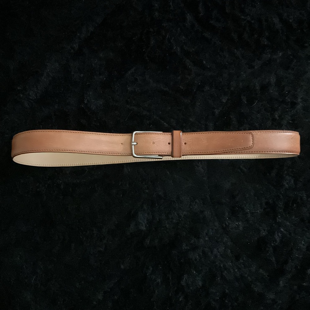 Martin Dingman Tan Leather Belt